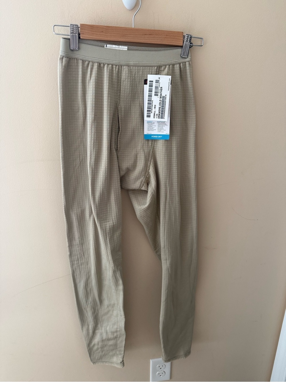 Polartec Waffle Thermal Pants Military size men’s XS NwT